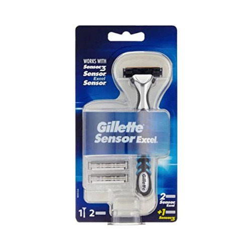 Gillette Sensor Excel - Afeitadora Para Hombres Con 3 Recamb