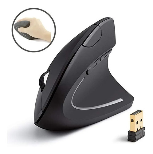 Mouse Vertical Ergonómico Óptico Inalámbrico 