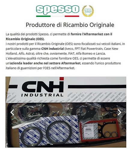 Empacadura Camara - Spesso - Iveco Tector