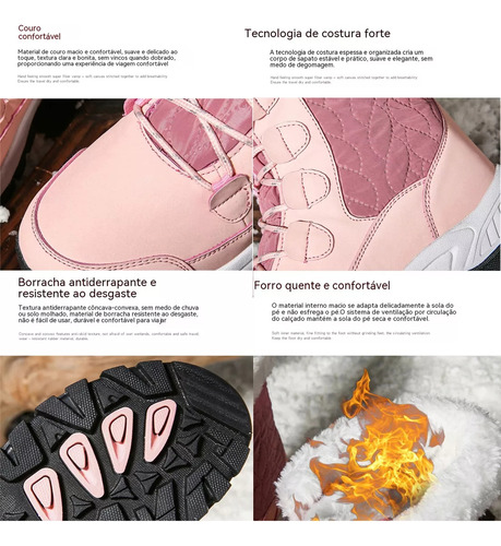 Botas De Nieve Impermeables De Invierno Para Mujer