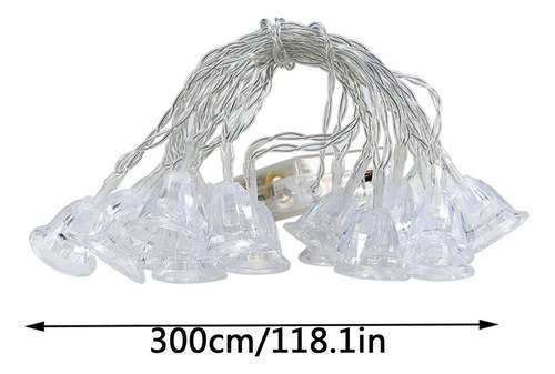 Cb M Led Wind Chime String Festival Luces Luz De Cadena