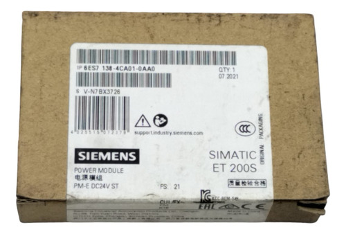 Siemens Módulo De Potencia Simatic  6es7 138-4ca01-0aa0