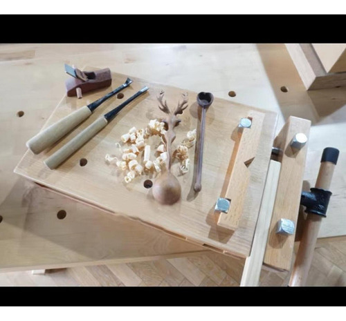 Wood Workbench Work Bench Vise Compact Con 4 Perros De Banco