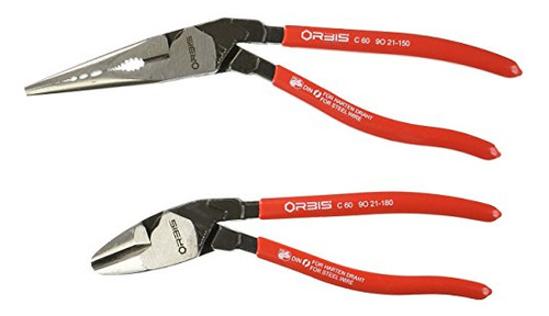 Grip On Knp9k008097us Pliers Set (orbis 2-piece Angled)