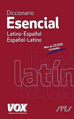 Diccionario Esencial Latino Español Vox Libro Nuevo