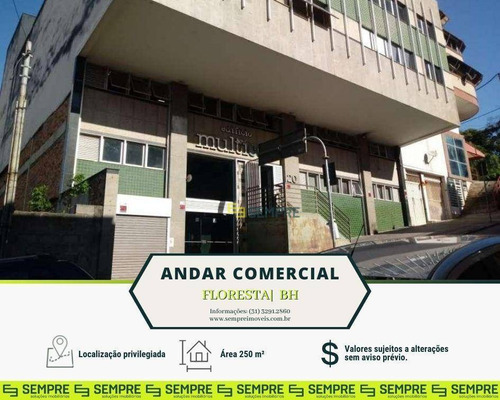 Imagem 1 de 15 de Andar Vão Livre Para Alugar, 250 M² - Floresta - Belo Horizonte/mg - Ac0076