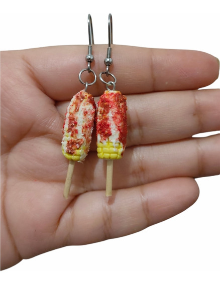 Aretes De Elote Aretes De Comida Mexicana Aretes Artesanales | Meses sin  intereses