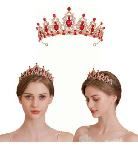 Corona Cristal Reina Y Tiaras Princesa Para Mujeres Y Niñas