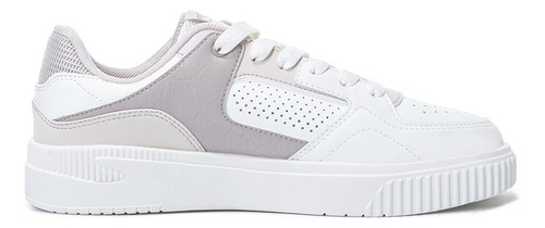 Zapatillas Erke Patineta Mujer Blanco Y Rosa