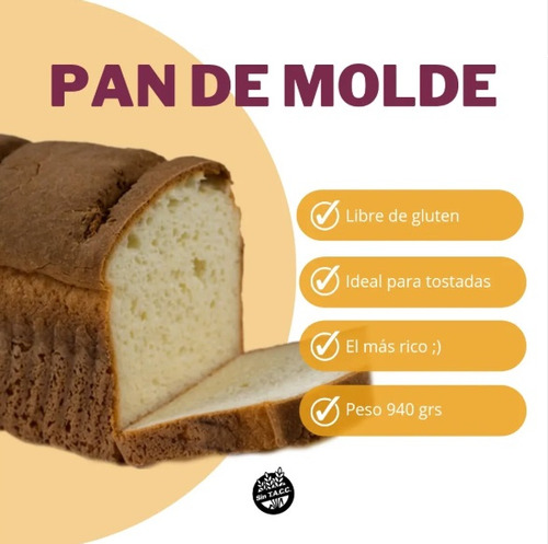 Pan De Molde Sin Tacc Kapac Fortificado C/ Vitamin B 600g Fw