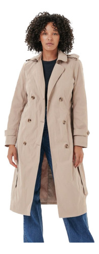 Piloto Trench Largo De Mujer Impermeable Campera Invierno