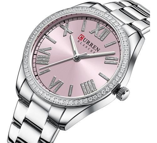 Espetacular Reloj Curren 9088 De Dama 