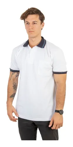 Chombas blancas online hombre