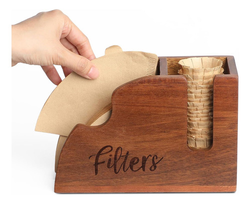 Soporte De Filtro De Café De Madera De Lbemey Acacia V60 01