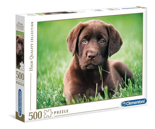 Clementoni Puzzle 500 Piezas Cachorro Chocolate Puppy Perro