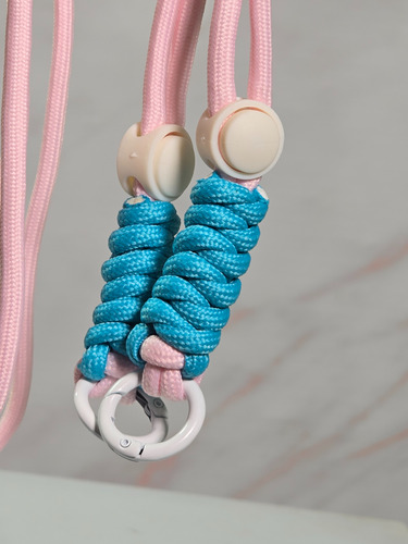 Strap Cordon Correa Llavero Para Celular Largo Corto Colgant Rosa Largo