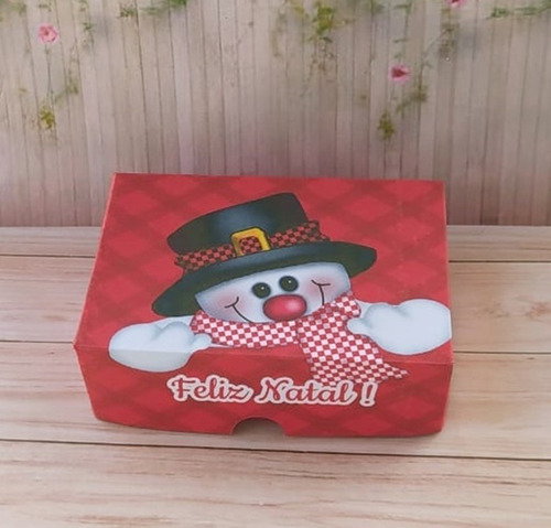 Imagem 3 de 5 de 30 Caixas Natal Para 6 Doces