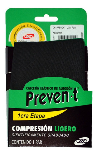 3 Calcetin Calceta De Compresión Suave 16-18mm/hg Unisex