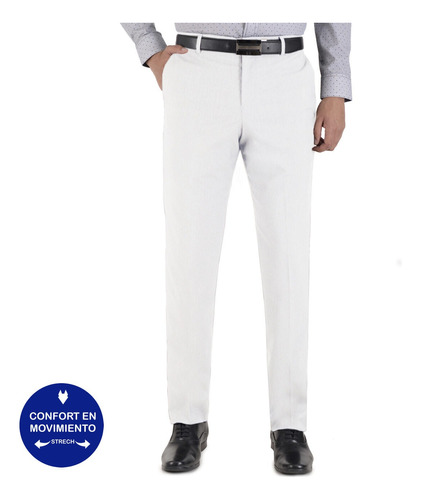 Yale Pantalón De Vestir Classic Fit 01 0060 0342 02 Blanco