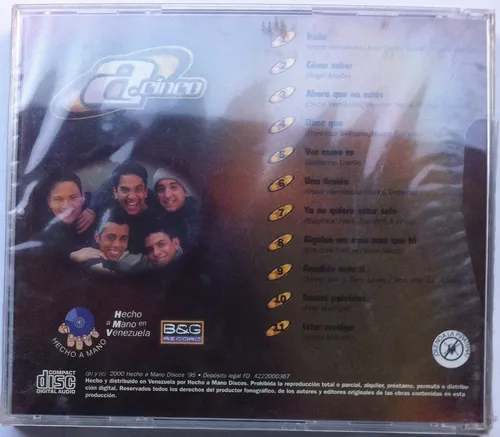 A.cinco. Cd Original, Nuevo