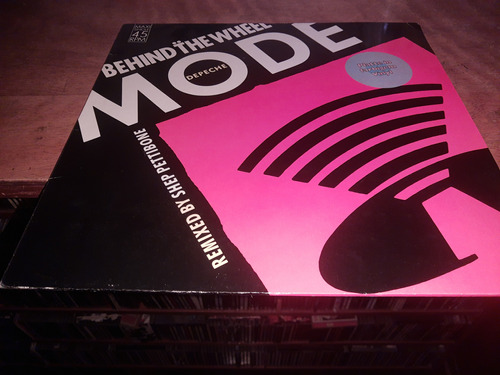 Depeche Mode  Behind The Wheel Maxi 12 Alemania 1987 Naranja