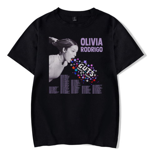 Camiseta Merch De Olivia Rodrigo Guts World Touring
