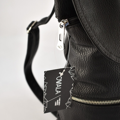 Imagen 6 de 6 de Mochilas Urbanas Mujer Simil Cuero Bolsillos Good Company