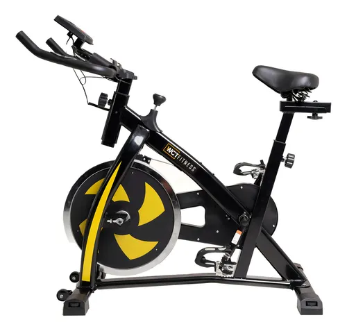 Bicicleta spinning ergométrica WCT Fitness Roda Inércia 13Kg