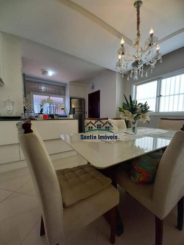 Imagem 23 de 30 de Sobrado Com 3 Quartos, (01 Suíte) Espaço Gourmet, Mobiliado, 02 Vagas Cobertas À Venda, 150 M² - Jardim Teles De Menezes - Santo André - So0404