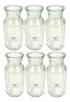 Comprar 6 Vasos Vidro Decorativo Texturizado Flores Arranjos Planta