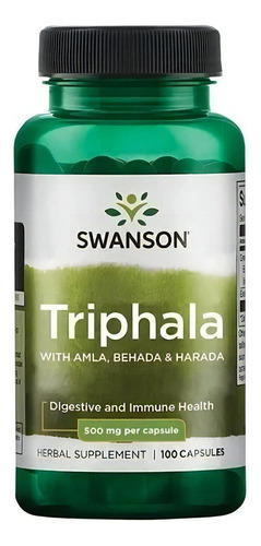 Triphala Premium Detox Antioxidante Digestivo 100 Cap Eg T14