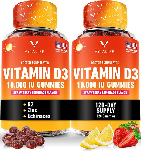 Vitamina D3 10000 Iu Vytalife - Un - Unidad A $4210