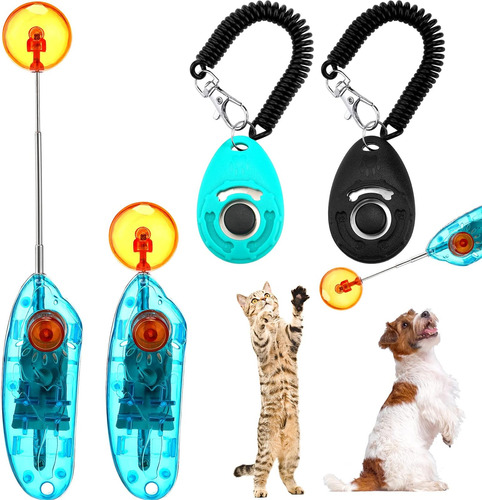 El Kit De Entrenamiento Con Clicker Para Gatos De 4 Piezas I