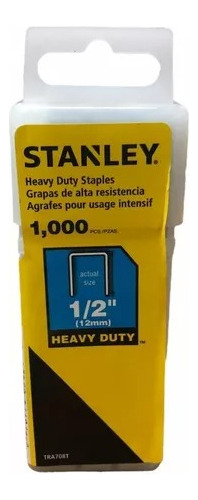 Grapas Tra708t Stanley 1/2 1000 Unidades Trabajo Pesado