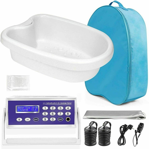 Baño Ionico De Pies Maquina De Desintoxicacion De Spa Lavabo Color Blanco