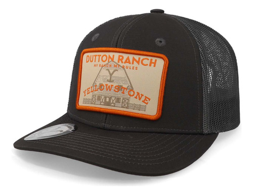 Gorra Ranch And Corral Yellowstone 01 Yw01 Gris Unitalla