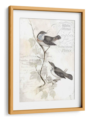 Cuadro Enmarcado Pino Con Marialuisa Rustic Gould Iv 45x60