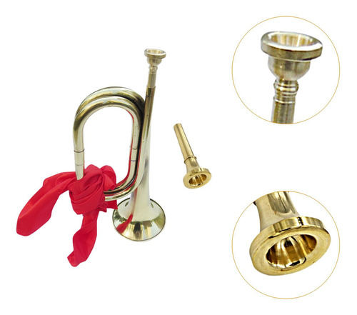 Mini Instrumento De Viento De Bronce Con Trompeta De