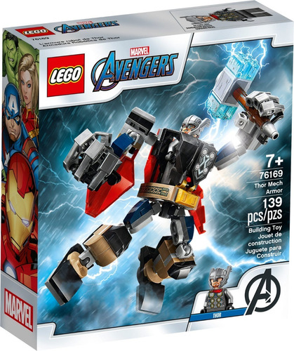 Imagen 1 de 5 de Lego® Avengers - Armadura Robótica De Thor (76169)