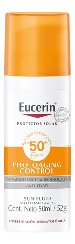 Eucerin Protector Solar Facial Photoaging Control Fps50+ 50m