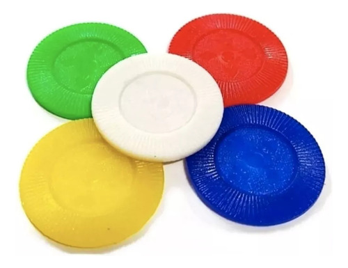 Fichas Didácticas 300 Pzs Poker Surtido De Colores