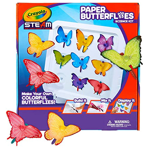 Crayola Paper Butterfly Science Kit, Steam Toy, 9r9ky