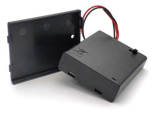 Porta Batería Pila 4 X Aaa Con Interruptor - 6v