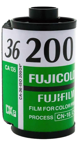 Película fotográfica Fujifilm Iso 200 Color 36 poses 35 mm