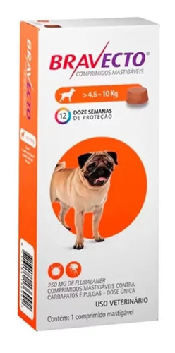 Imagem 2 de 2 de Bravecto De 4,5 A 10 Kg