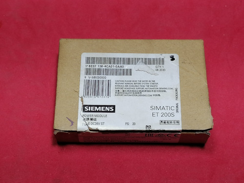 Siemens Módulo De Potencia Simatic 6es7 138-4ca01-0aa0