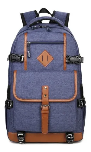 Mochila escolar azul sale