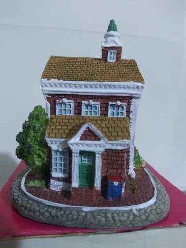 Casa O Villa Navideña  De 7x7cm Original The Americana Ah107