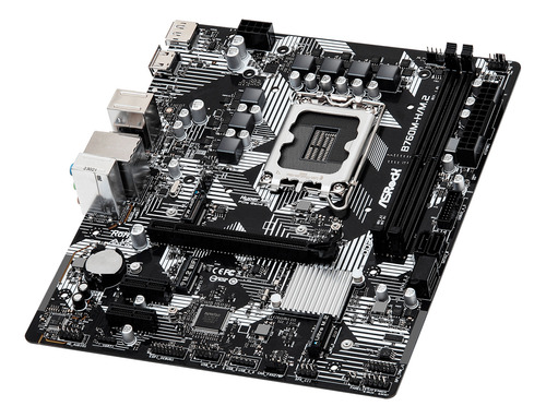 Placa Madre Asrock B760m-h/m2 Lga1700 Ddr5 90-mx-bm40-a0uayz