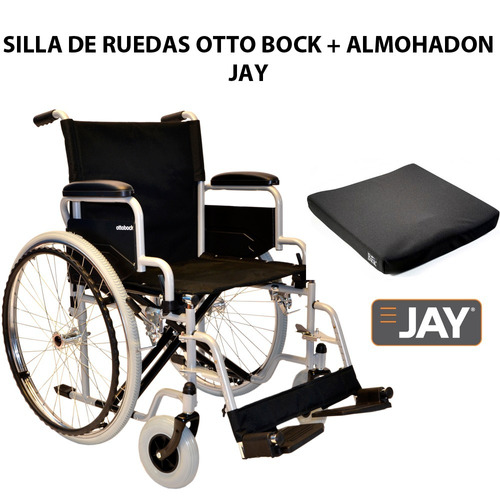 Kit Silla Ruedas Otto Bock 50 Cm  + Almohadon Confort Jay